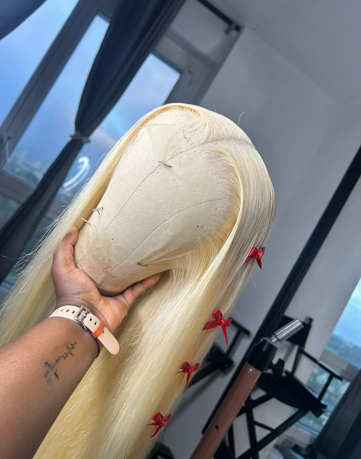 Perruque Blond 613 Lace Frontal 13*6 - Cheveux Longs Premium