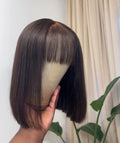 Bob avec Frange Lace 2*6 - Brun Naturel