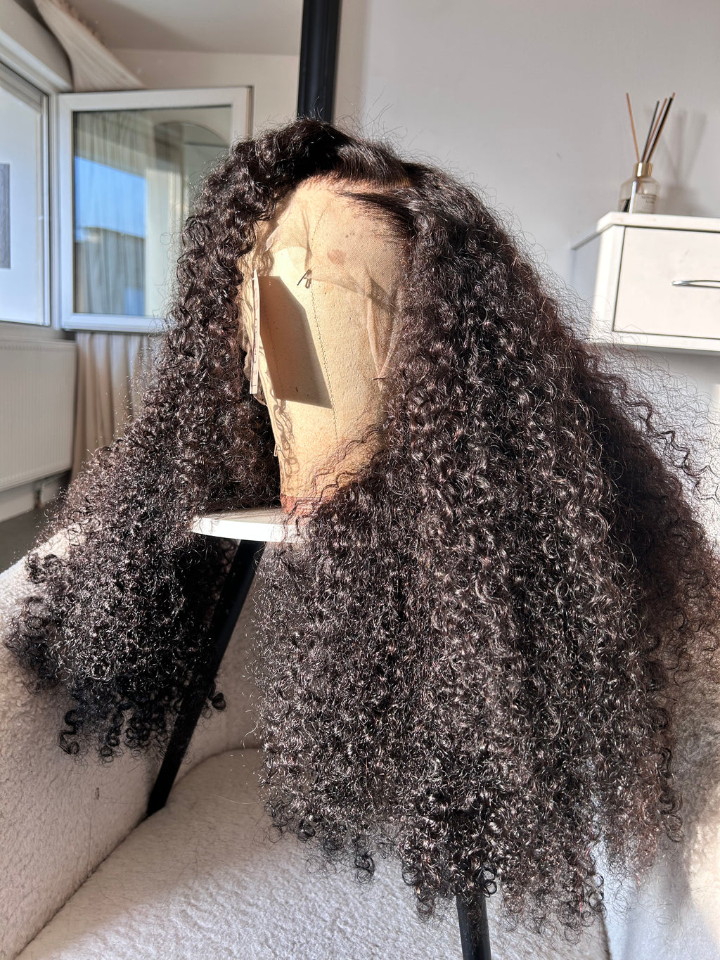 Perruque Bouclée Burmes Vietnamienne - Cheveux Premium 16-30 Pouces